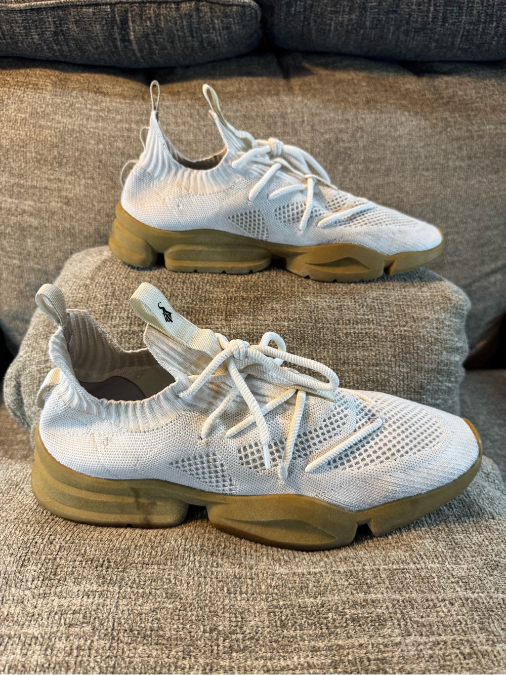 Sia Collective CV 0.02 Culture Vulture Men’s Sneakers Cream/Gum Size 14